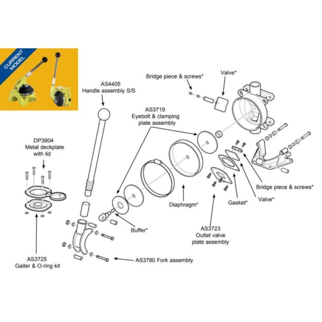 Whale Ανταλλακτικό σέρβις κιτ Gusher 10 Neo Mk2/3
