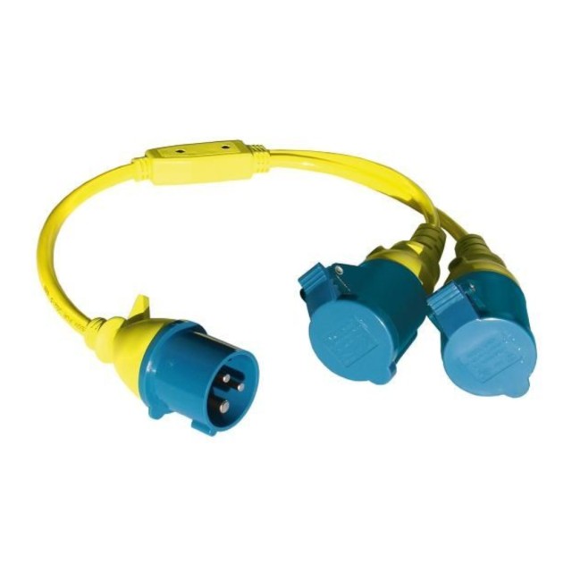 Σετ Καλωδίου Ρεύματος Διακλάδωσης (splitter) CEE 16A/250V