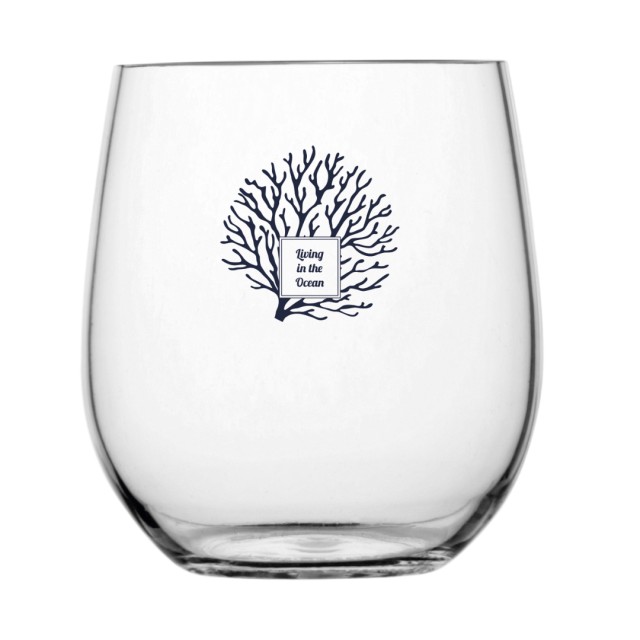 Ποτήρι Νερού Αντιολισθιτικό Φ7,5cm Living Marine Business Συμπολυεστέρας (T) – Χωρίς BPA (Σετ 6 Τεμάχια)