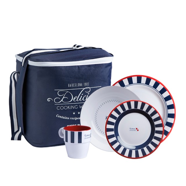 Σερβίτσιο 4 Ατόμων Αντιολισθητικό Μελαμίνης Marine Business Venezia (6 Τεμάχια)