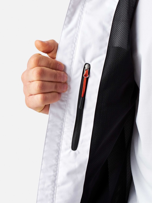 Μπουφάν αντιανεμικό & αδιάβροχο Ανδρική BREEZE JACKET WHITE