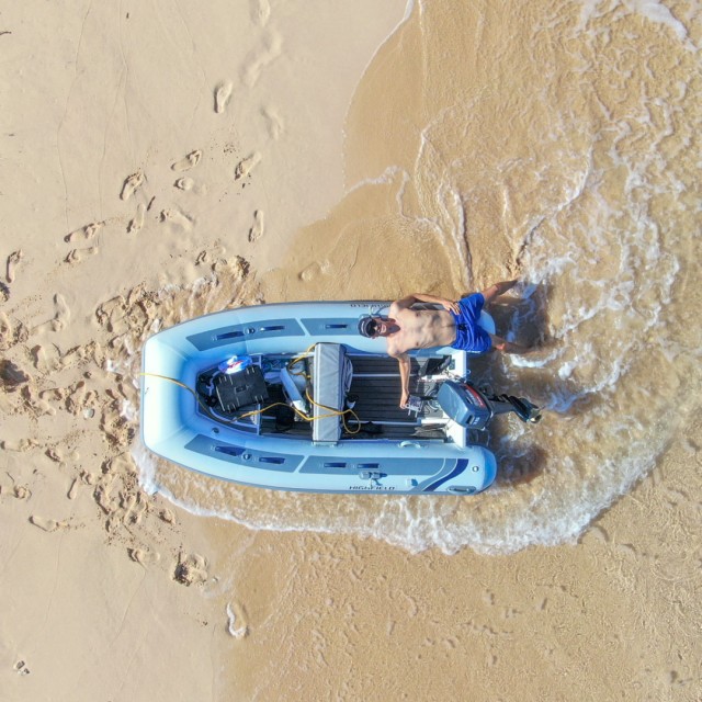 Φουσκωτό Σκάφος Highfield Classic PVC με διπλό Αλουμινένιο Δάπεδο και EVA teak