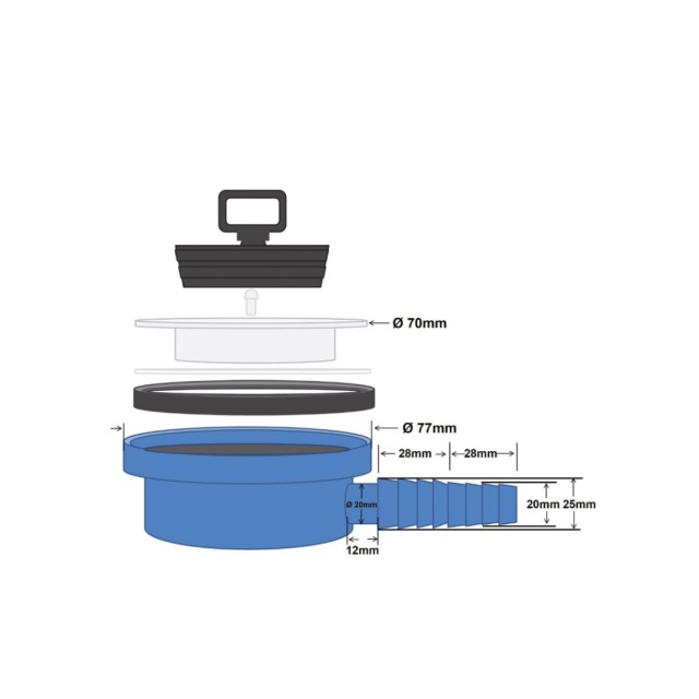Κιτ αποβλήτων νεροχύτη