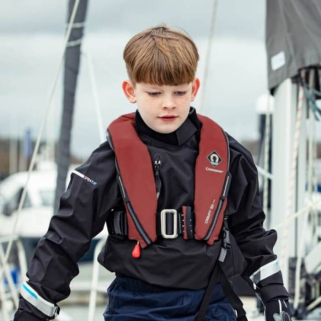 Αυτόματο Παιδικό Σωσίβιο 150Ν Κόκκινο Με Ζώνη 20-50Kg