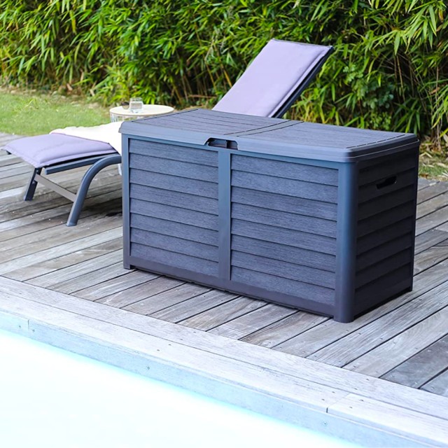 Μπαούλο Αποθήκευσης Ανθρακί Γκρι 117.3Χ65.3Χ54.8cm