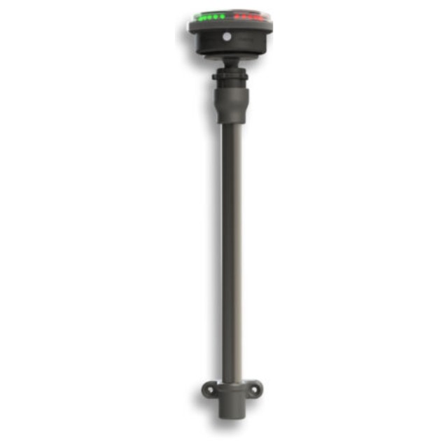 Φως Ναυσιπλοιας Tricolor, φόρτιση με usb και ηλιακά πάνελ