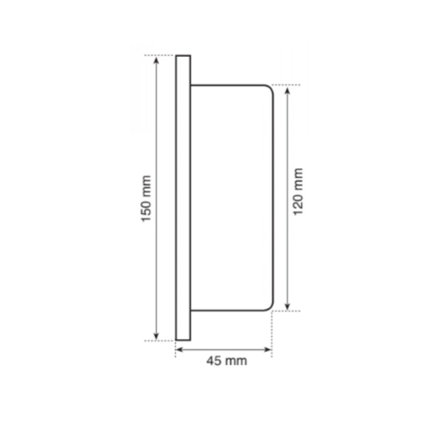 Ρολόι Ναυτικό ( ορειχάλκινο γυαλισμένο)