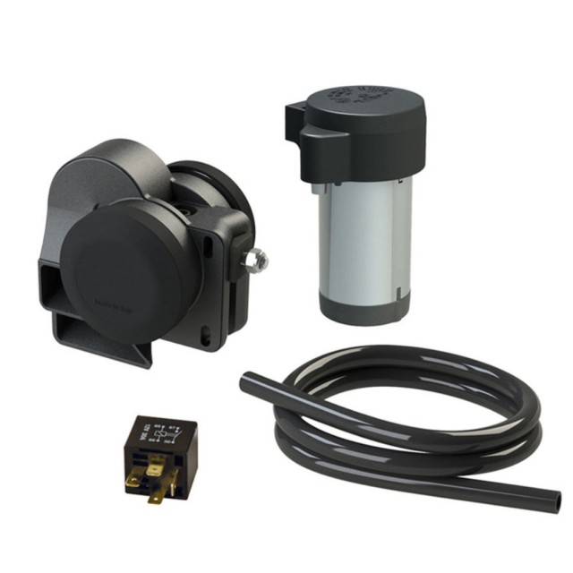 Συμπαγής κόρνα διπλού τόνου με ξεχωριστό συμπιεστή TR2/S 12V TORNADO SPLIT