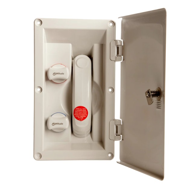 Whale Swim N Rinse Μίκτης Ντους Transom με Κάλυμμα Λευκό