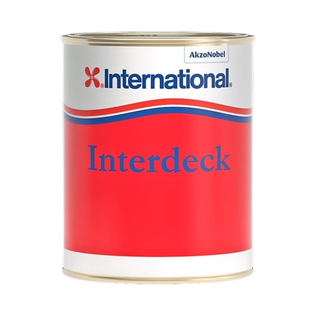International Slip Resistant Paint INTERDECK White, 0,75lt