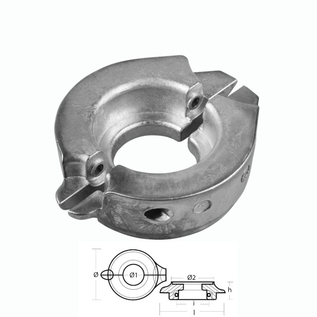 Ανόδιο Κολάρο για Volvo Sail Drive Serie SD 130s,150s