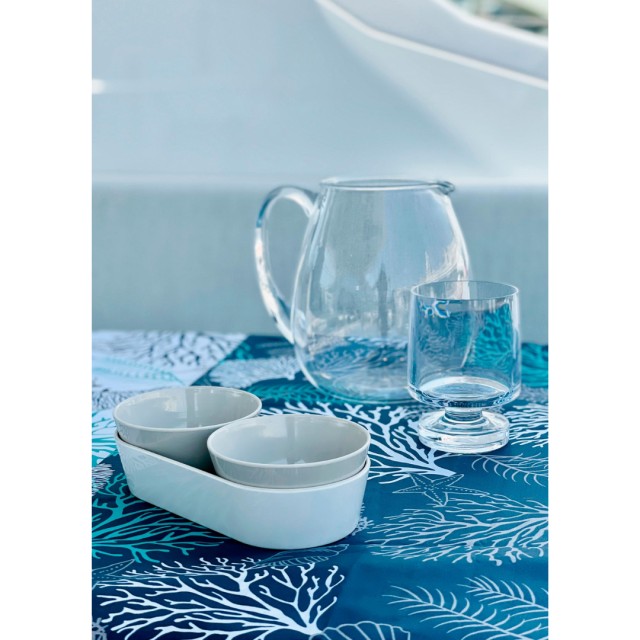 Τραπεζομάντηλο Coastal 155x130cm , Άσπρο