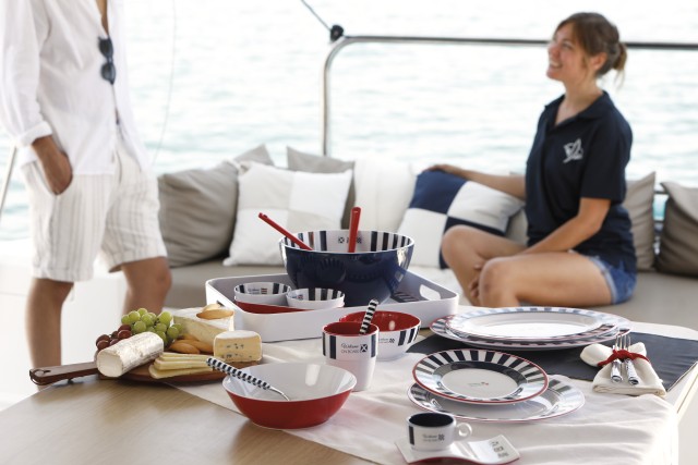 Σερβίτσιο 6 Ατόμων Αντιολισθητικό Μελαμίνης Marine Business Venezia (24 Τεμάχια)