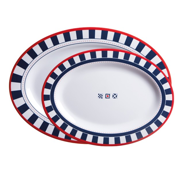 Πιατέλες Σερβιρίσματος Μελαμίνης Venezia 30?22,5cm/35?25,5cm (2 τεμάχια)