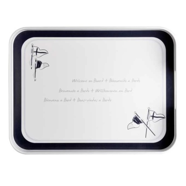 Δίσκος Σερβιρίσματος Μελαμίνης Welcome On Board