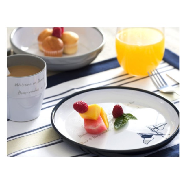 Πιάτο Επιδορπίου Αντιολισθητικό από Μελαμίνη 13,5cm Welcome on Board Marine Business (Σετ 6 τεμαχιων)