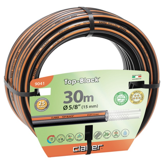 Λάστιχο Ποτίσματος Top Black 5/8 30 Μέτρα