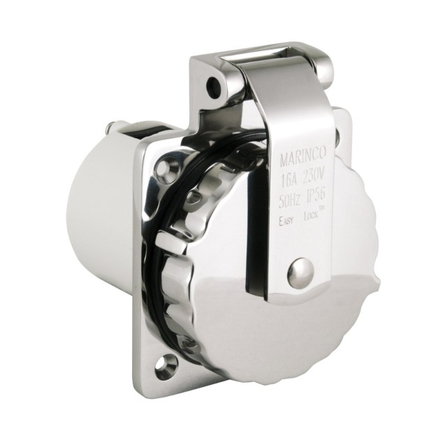 Πρίζα, 16A 230V, ανοξείδωτη