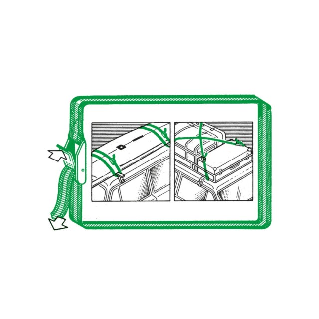 Μπλε Ιμάντας με Δέστρα 25mm , 2.5m