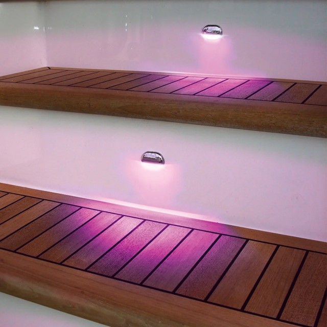 Apelo RGB Λάμπα Σήμανσης (Χρωμέ/INOX καπάκι, Multivolt, IP67)