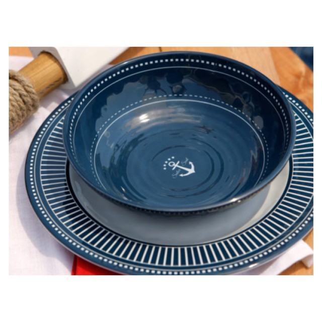 Marine Business Πιάτα Βαθιά - Μπολ Sailor Soul (Σετ 6 Τεμαχίων)