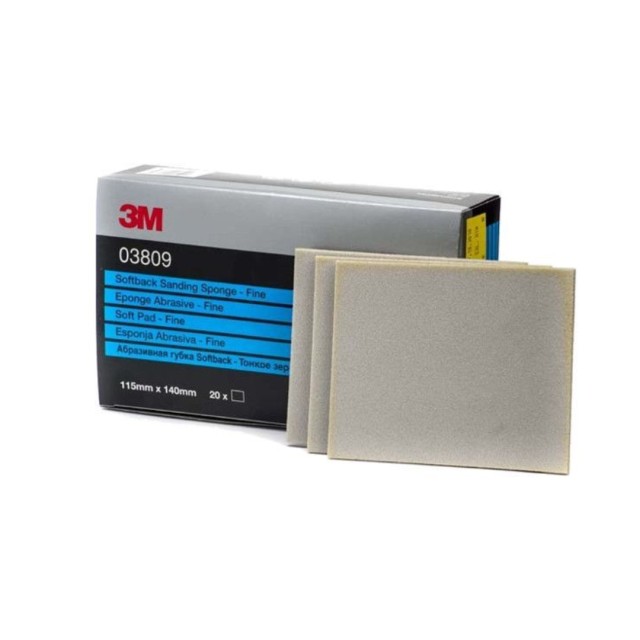 Λειαντικό Σφουγγάρι , Λεπτό Γκρι (115 x 140 x 5 mm)