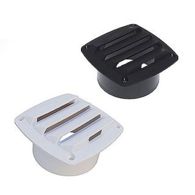 ΓΡΙΛΙΑ 125X125mm με φλάντζα γιά κανάλι 100mm λευκή