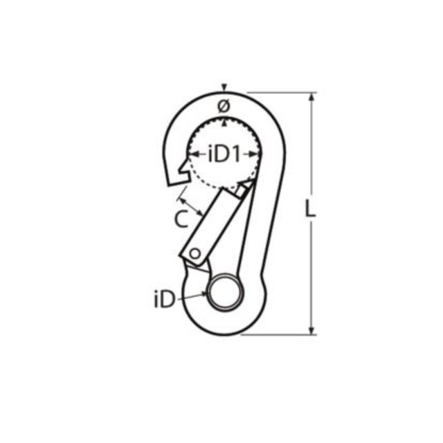 Πυροσβεστικός γάτζος με μάτι