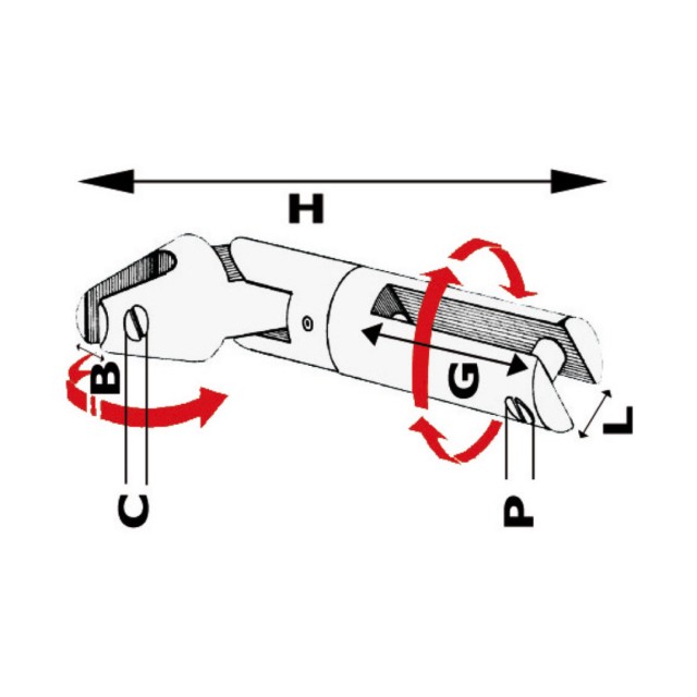 Στριφτάρι άγκυρας διπλό 6mm - 8mm