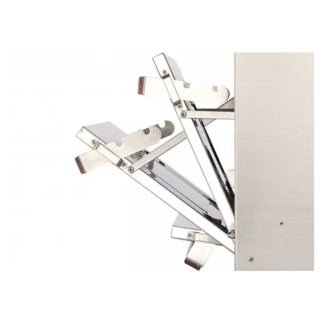 FORCE10 Κουζίνα ανοξείδωτη με 3 μάτια και φούρνο