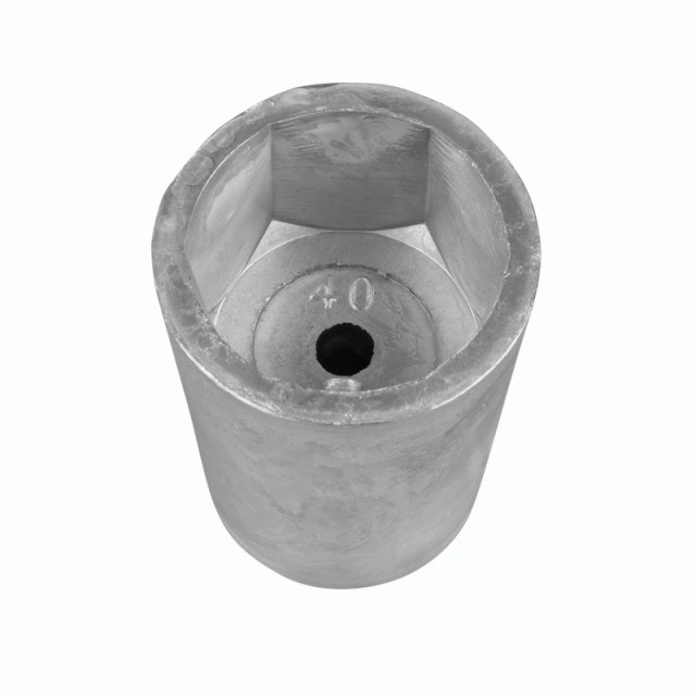 Τερματικό Ανόδιο Αξονα Εξαγωνικό Φ22-25mm