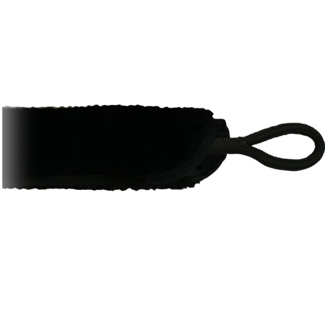 Κάλυμμα σχοινιού Μαύρο MaxiChafe Shearling Fluffy (50cm μήκος)