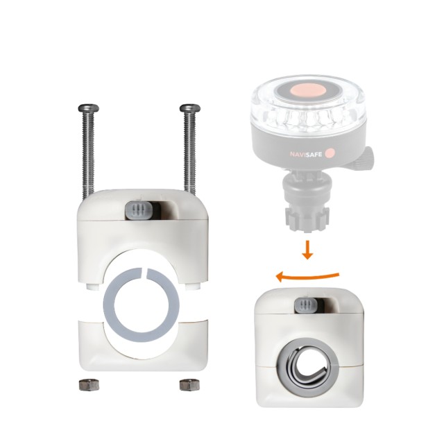 Navisafe Navimount Boat Rail Mount Piece 956 - 25/32mm Rails