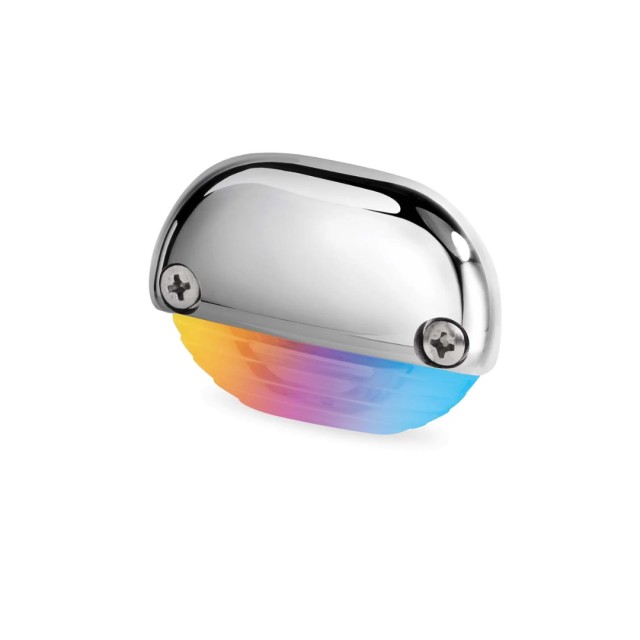 Apelo RGB Λάμπα Σήμανσης (Χρωμέ/INOX καπάκι, Multivolt, IP67)