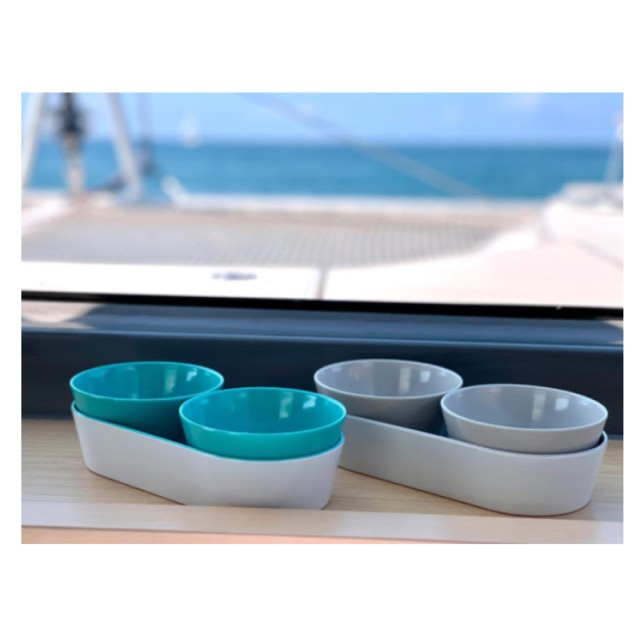 Σετ Ορεκτικών Μελαμίνης 27x9x3cm Summer Acqua Marine Business (Σετ 3 Τεμάχια)