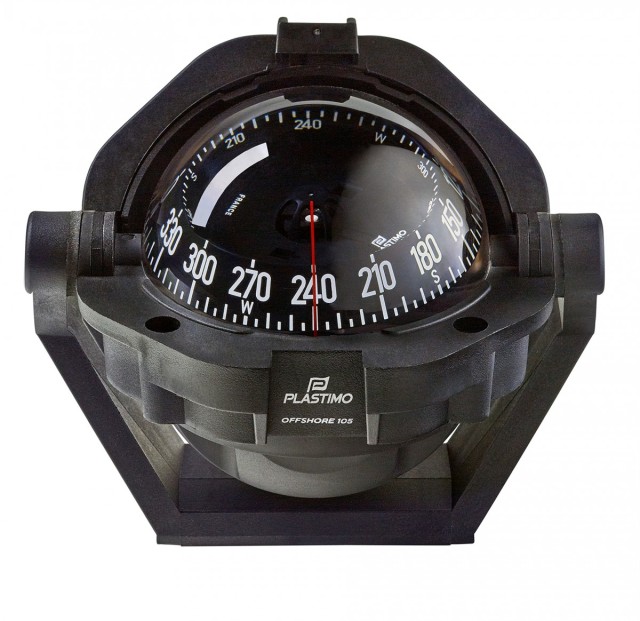 Plastimo Compass Offshore  105 - Flat  Black Card
