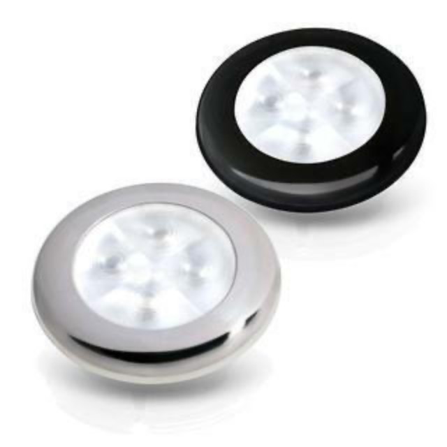 Πλαφονιέρα LED 12V Θερμό Λευκό (Χρυσός Δακτύλιος Ανοξείδωτος)