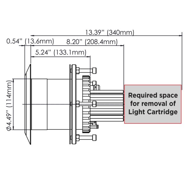 Underwater Light Pro Series 3010 XFM HD GEN2 / Fixture Lumens 19.600