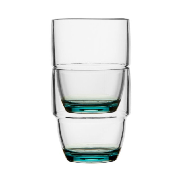 Ποτήρι Νερού Στοιβαζόμενο Αντιολισθιτικό Party Ecozen , 6 τεμ.