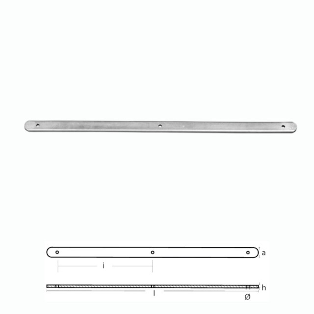 Ανόδιο Λωρίδα για Ταχύπλοα Σκάφη 1000x50x13mm