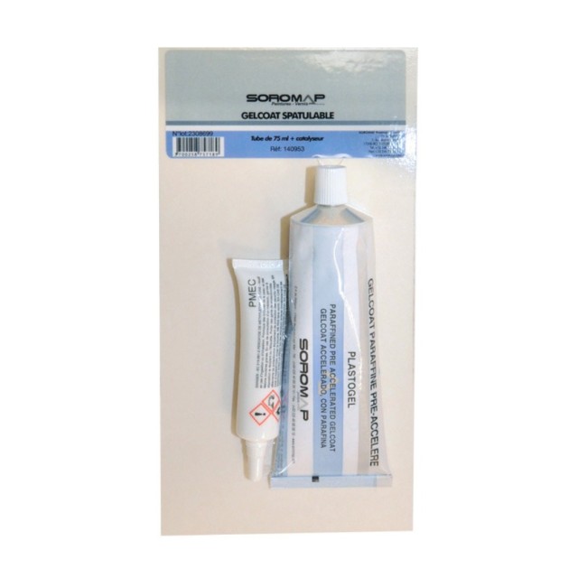 Gelcoat λευκό με καταλύτη 75 ml