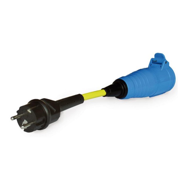 Σετ Καλωδίου Ρεύματος με Αντάπτορα 16A/250V