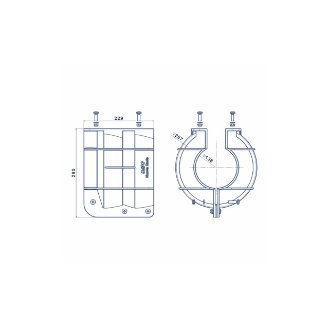 Προστατευτικό Προπέλας, για 25-35 HP, Πλαστικό, O29cm, Πορτοκαλί
