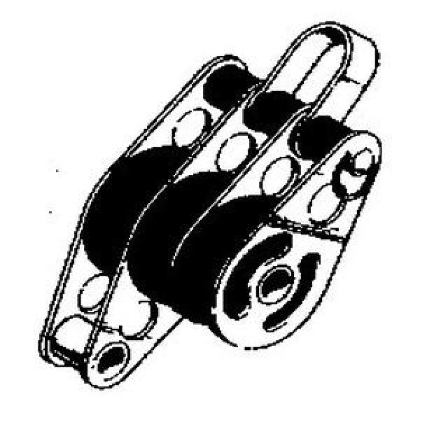 Ράουλο Τριπλό με Προέκταση 25mm