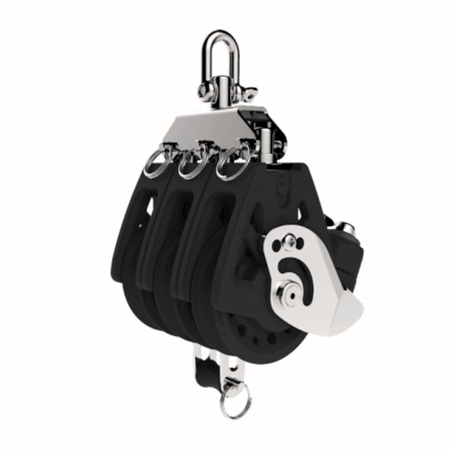 LEWMAR Ράουλο SYNCHRO 60mm Τριπλό με Προέκταση & Δαγκάνα