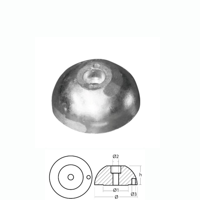 Ανόδιο Προπελας J-Prop Φ80mm