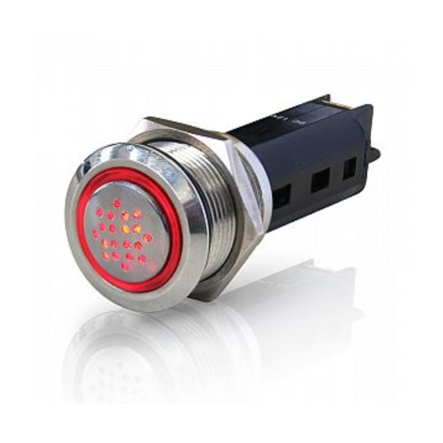 Stainless Steel Buzzers with LED Ring 24V
