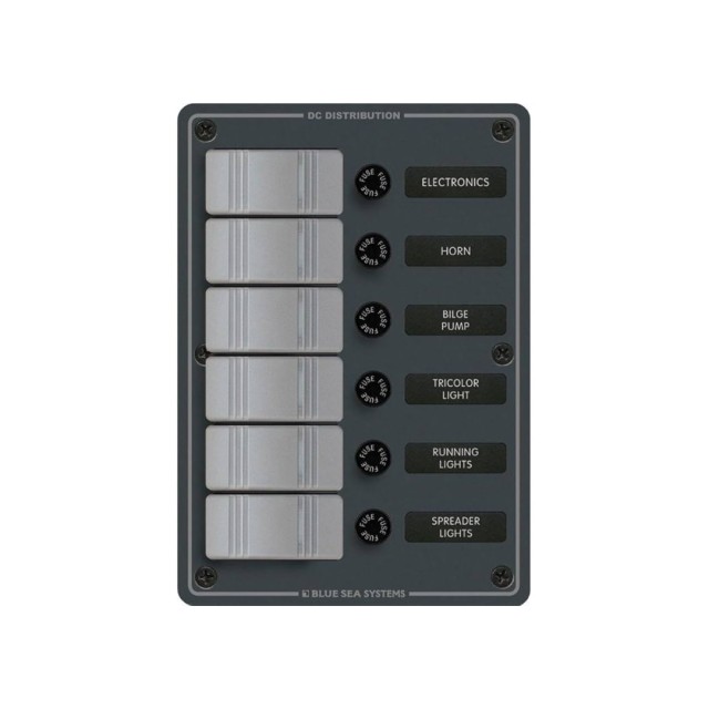 Panel H2O 12 V DC AGC – 6 θέσεων (Contura)