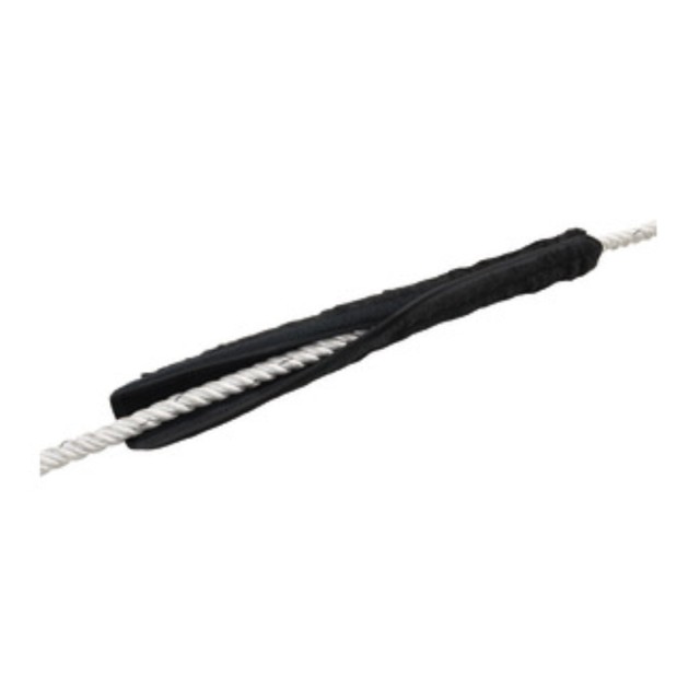 Woolen chafe guard for rope O 14/22 mm black