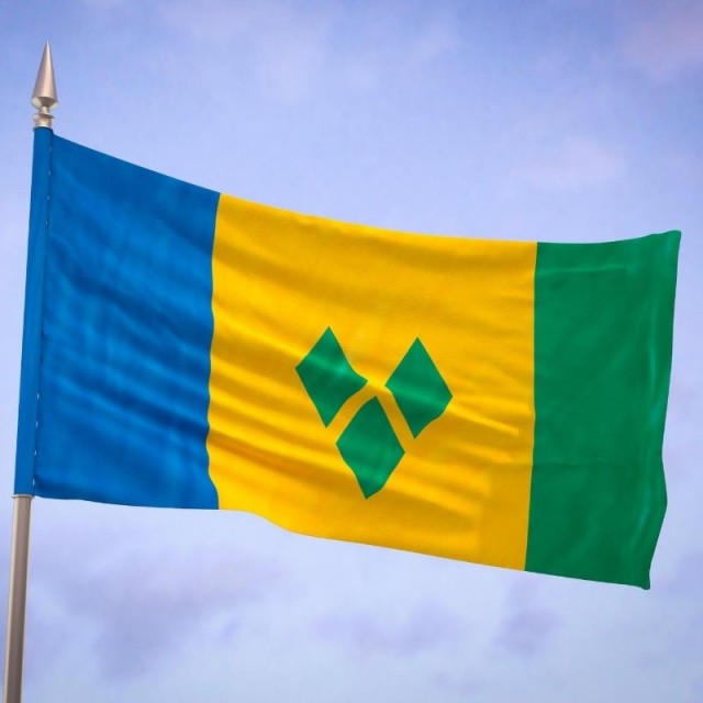 Σημαία Αγ,Βικεντιος 1,00 m